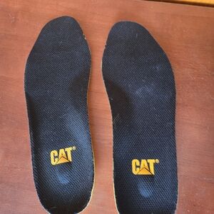 CAT Caterpillar Black Replacement Insoles Size 8 (41) Work Boots
